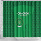 Comoros Football Shower Curtain Go Champions Green Les Coelacantes - African Pride