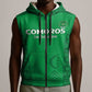 Custom Comoros Football Sleeveless Zip Hoodie Go Champions Green Les Coelacantes - African Pride