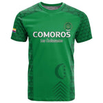Custom Comoros Football T shirt Go Champions Green Les Coelacantes - African Pride