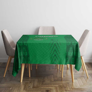Comoros Football Tablecloth Go Champions Green Les Coelacantes - African Pride
