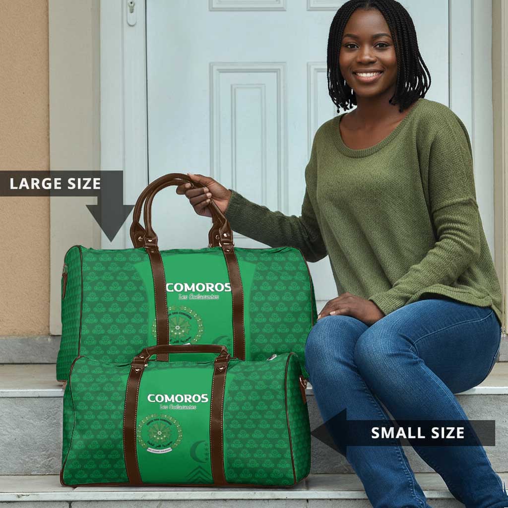 Comoros Football Travel Bag Go Champions Green Les Coelacantes - African Pride