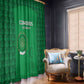 Comoros Football Window Curtain Go Champions Green Les Coelacantes - African Pride