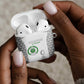 Comoros Football AirPods Case Go Champions White Les Coelacantes - African Pride