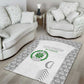 Comoros Football Area Rug Go Champions White Les Coelacantes - African Pride