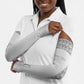 Custom Comoros Football Arm Sleeves Go Champions White Les Coelacantes - African Pride