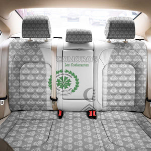 Comoros Football Back Car Seat Cover Go Champions White Les Coelacantes - African Pride