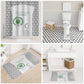 Comoros Football Bathroom Set Go Champions White Les Coelacantes - African Pride