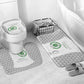 Comoros Football Bathroom Set Go Champions White Les Coelacantes - African Pride