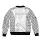 Custom Comoros Football Bomber Jacket Go Champions White Les Coelacantes - African Pride