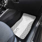 Custom Comoros Football Car Mats Go Champions White Les Coelacantes - African Pride