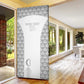 Custom Comoros Football Door Cover Go Champions White Les Coelacantes - African Pride