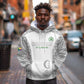 Custom Comoros Football Hoodie Go Champions White Les Coelacantes - African Pride