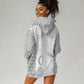 Custom Comoros Football Hoodie Dress Go Champions White Les Coelacantes - African Pride