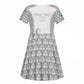 Custom Comoros Football Kid Short Sleeve Dress Go Champions White Les Coelacantes LT15