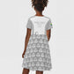 Custom Comoros Football Kid Short Sleeve Dress Go Champions White Les Coelacantes LT15