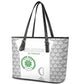 Comoros Football Leather Tote Bag Go Champions White Les Coelacantes - African Pride