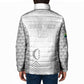 Custom Comoros Football Padded Jacket Go Champions White Les Coelacantes - African Pride