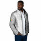 Custom Comoros Football Padded Jacket Go Champions White Les Coelacantes - African Pride