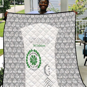 Comoros Football Quilt Go Champions White Les Coelacantes - African Pride