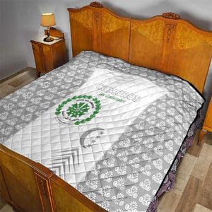 Comoros Football Quilt Go Champions White Les Coelacantes - African Pride