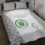 Comoros Football Quilt Bed Set Go Champions White Les Coelacantes - African Pride