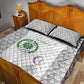 Comoros Football Quilt Bed Set Go Champions White Les Coelacantes - African Pride