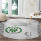 Comoros Football Round Carpet Go Champions White Les Coelacantes - African Pride