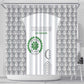 Comoros Football Shower Curtain Go Champions White Les Coelacantes - African Pride