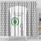 Comoros Football Shower Curtain Go Champions White Les Coelacantes - African Pride