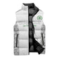 Custom Comoros Football Sleeveless Puffer Jacket Go Champions White Les Coelacantes - African Pride