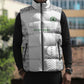 Custom Comoros Football Sleeveless Puffer Jacket Go Champions White Les Coelacantes - African Pride