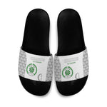 Comoros Football Slide Sandals Go Champions White Les Coelacantes - African Pride