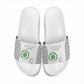 Comoros Football Slide Sandals Go Champions White Les Coelacantes - African Pride