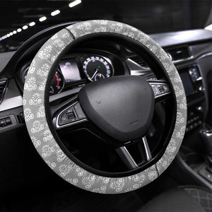 Comoros Football Steering Wheel Cover Go Champions White Les Coelacantes - African Pride