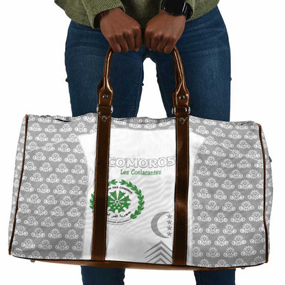 Comoros Football Travel Bag Go Champions White Les Coelacantes - African Pride