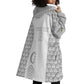 Custom Comoros Football Wearable Blanket Hoodie Go Champions White Les Coelacantes - African Pride