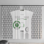 Comoros Football Window Curtain Go Champions White Les Coelacantes - African Pride