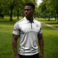 Custom Comoros Football Zipper Polo Shirt Go Champions White Les Coelacantes - African Pride