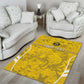 Custom Gabon Football Area Rug Go Les Pantheres