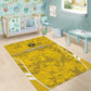 Custom Gabon Football Area Rug Go Les Pantheres