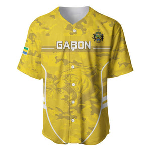 Custom Gabon Football Baseball Jersey Go Les Pantheres