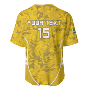 Custom Gabon Football Baseball Jersey Go Les Pantheres