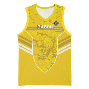 Custom Gabon Football Basketball Jersey Go Les Pantheres - African Pride