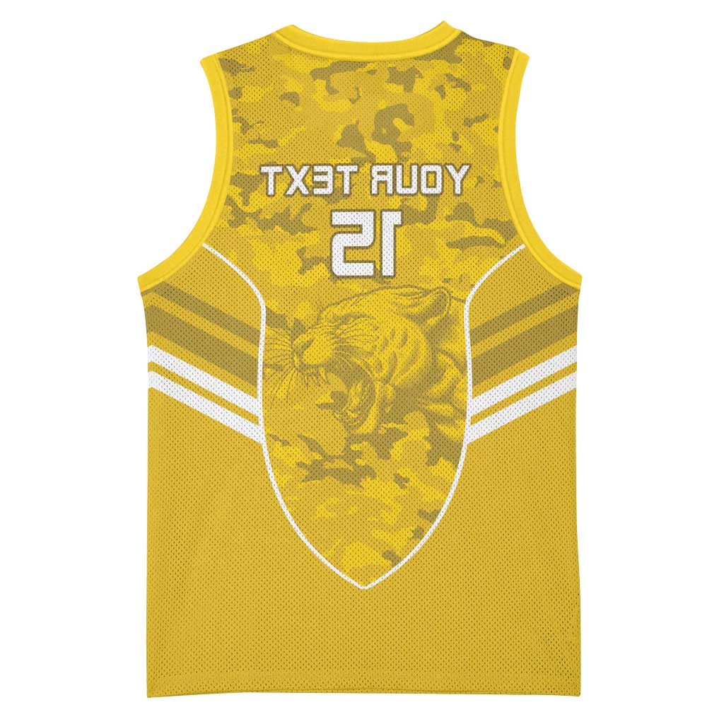 Custom Gabon Football Basketball Jersey Go Les Pantheres - African Pride