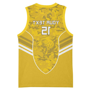 Custom Gabon Football Basketball Jersey Go Les Pantheres - African Pride