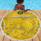 Custom Gabon Football Beach Blanket Go Les Pantheres