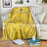Custom Gabon Football Blanket Go Les Pantheres