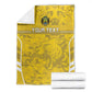 Custom Gabon Football Blanket Go Les Pantheres