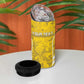 Custom Gabon Football 4 in 1 Can Cooler Tumbler Go Les Pantheres
