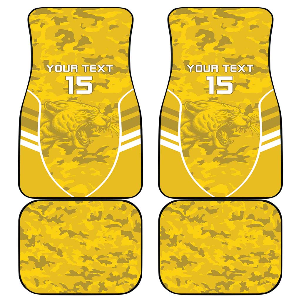 Custom Gabon Football Car Mats Go Les Pantheres